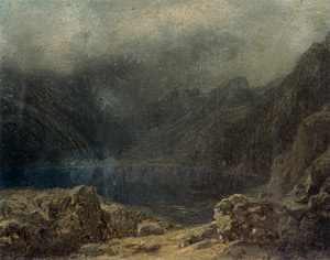 Lot 6057, Auction  114, Piepenhagen, August Friedrich, Alpenlandschaft mit Gebirgssee