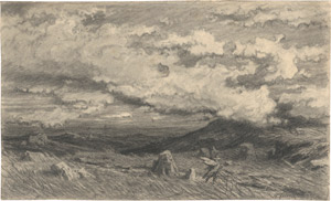 Lot 6817, Auction  114, Funk, Heinrich, Hirte in stürmischer Eifellandschaft