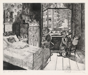 Lot 7033, Auction  114, Kretzschmar, Bernhard, "Tod des Sekretärs K."