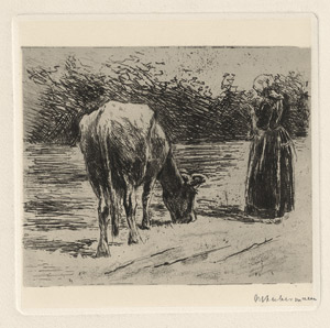 Lot 7345, Auction  114, Liebermann, Max, Junge Hirtin