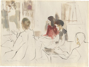 Lot 8175, Auction  114, Laserstein, Lotte, Malstunde