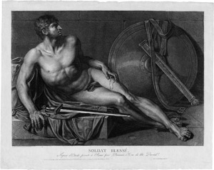 Lot 5297, Auction  115, Monsaldy, Antoine Maxime, Soldat blessé