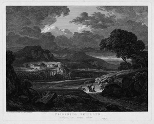 Lot 5319, Auction  115, Reinhart, Johann Christian, Die große heroische, Schiller dedicierte Landschaft.