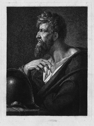 Lot 5351, Auction  115, Grimm, Ludwig Emil, Der Mann mit dem Helm