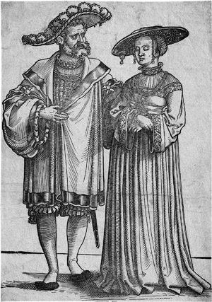 Lot 5444, Auction  115, Beham, Hans Sebald, Die Hochzeitstänzer: Ein edler Herr und seine Dame