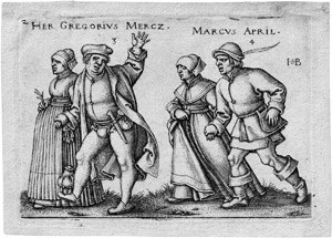 Lot 5450, Auction  115, Beham, Hans Sebald, Die Monate März und April