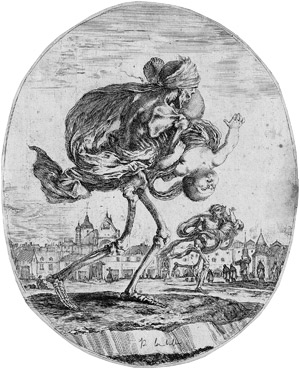 Lot 5453, Auction  115, Bella, Stefano della, Der Tod, auf seinen Schultern ein Kind entführend