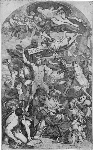Lot 5458, Auction  115, Betini, Pietro, Das Martyrium des hl. Sebastian