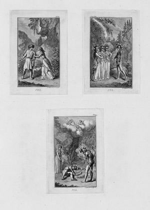 Lot 5478, Auction  115, Chodowiecki, Daniel, Drei Klebealben mit diversen Radierfolgen des Künstlers