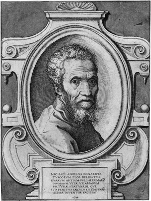 Lot 5526, Auction  115, Ghisi, Giorgio, Portraitbüste des Michelangelo Buonarotti