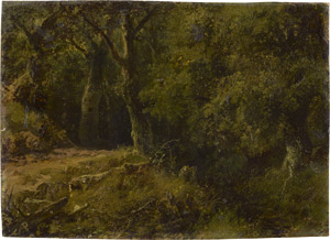 Lot 6085, Auction  115, Piepenhagen, August Friedrich, Waldgrund mit Bachlauf und Weg