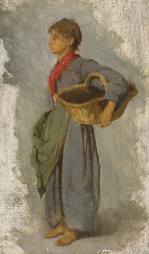 Lot 6099, Auction  115, Beccaria, Angelo, "Giovane Contadina"