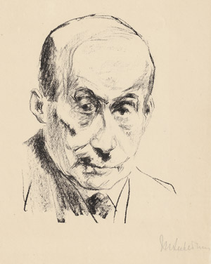 Lot 7250, Auction  115, Liebermann, Max, Selbstbildnis