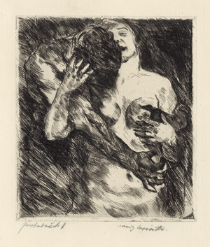 Lot 8074, Auction  115, Corinth, Lovis, Umarmung