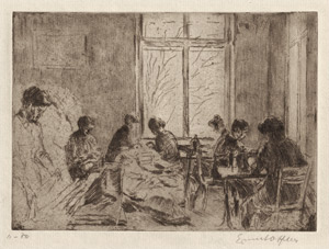 Lot 8086, Auction  115, Oppler, Ernst, Kriegsnähstube