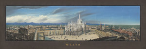 Lot 133, Auction  116, Milano, Große Panorama-Vedute.
