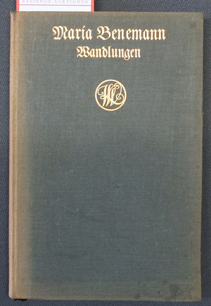 Lot 3810, Auction  116, Benemann, Maria, Wandlungen