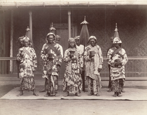 Lot 4068, Auction  116, Salzwedel, Herman, Hindu priests during the Kassada Bromo festival