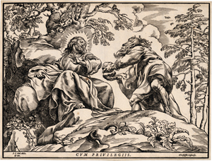 Lot 5114, Auction  116, Jegher, Christoffel, Die Versuchung Christi