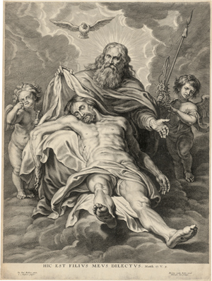 Lot 5487, Auction  116, Bolswert, Schelte Adams, Die Heilige Dreifaltigkeit