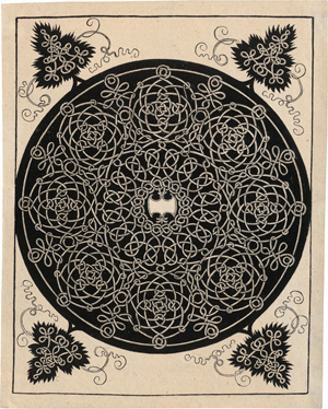 Lot 5520, Auction  116, Dürer, Albrecht - nach, Knoten mit acht Geflechten und weißem oblongen Schildchen