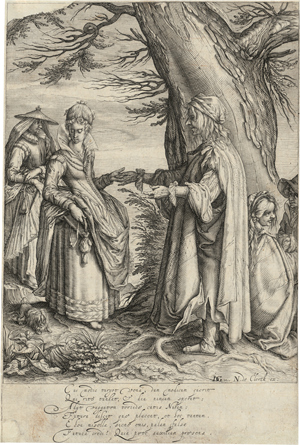 Lot 5531, Auction  116, Gheyn II, Jacques de - nach, Der Wahrsager und die Edeldame