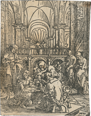 Lot 5591, Auction  116, Huber, Wolf, Die Beschneidung