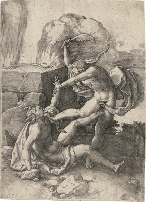 Lot 5605, Auction  116, Leyden, Lucas van, Kain erschlägt Abel