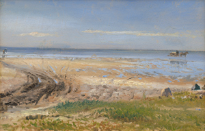 Lot 6133, Auction  116, Mølsted, Christian, Der Strand von Dragør in Dänemark