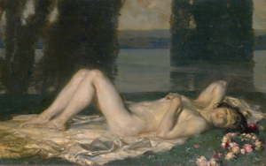 Lot 6185, Auction  116, Marr, Carl von, "Shéhérazade": Weiblicher Akt an einem See