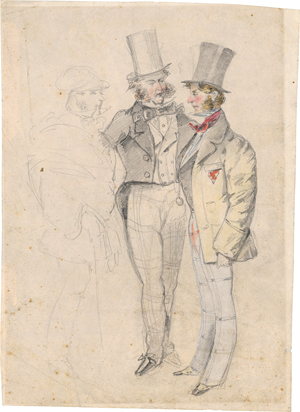 Lot 6337, Auction  116, Wien, um 1840. Wiener Dandies
