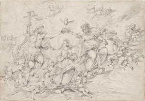 Lot 6677, Auction  116, Boitard, François, Die Krönung der Jungfrau