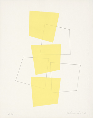 Lot 7176, Auction  116, Haász, István, Komposition in Gelb