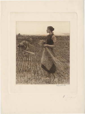 Lot 7220, Auction  116, Kalckreuth, Leopold Graf von, Ährenleserinnen