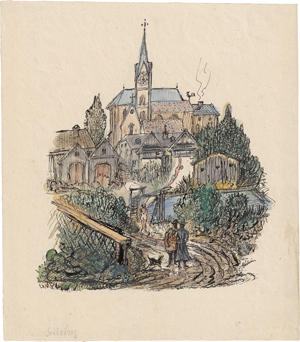 Lot 7255, Auction  116, Kubin, Alfred, Schönberg im Bayerischen Wald