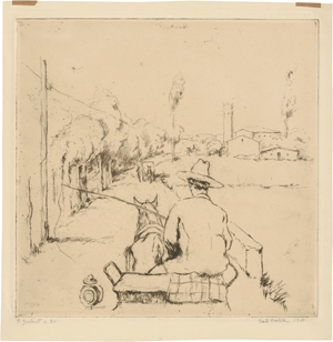 Lot 7340, Auction  116, Orlik, Emil, Viareggio (Kutschfahrt)