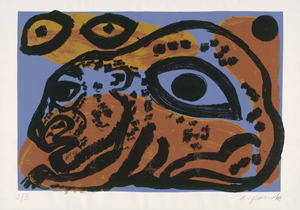 Lot 7359, Auction  116, Penck, A. R., Wachsamer Tiger