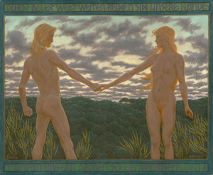 Lot 8538, Auction  116, Fidus, Durch aller Welt Weiten reichen sich unsere Hände