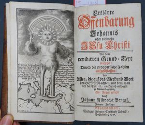 Lot 1085, Auction  117, Bengel, Johann Albrecht, Erklärte Offenbarung Johannis 