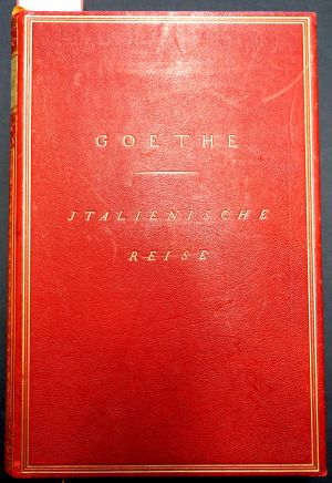 Lot 3193, Auction  117, Goethe, Johann Wolfgang von und Insel-Verlag, Italienische Reise
