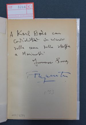 Lot 3284, Auction  117, Senes, Francesco und Marinetti, Filippo Tommaso, Marinetti. Accademico d'Italia