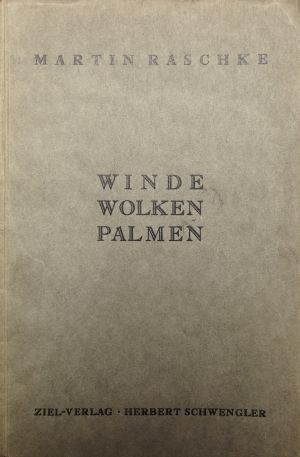 Lot 3337, Auction  117, Raschke, Martin, Winde Wolken Palmen