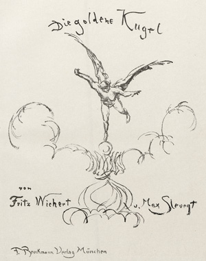 Lot 3369, Auction  117, Wichert, Fritz und Slevogt, Max - Illustr., Die goldene Kugel 