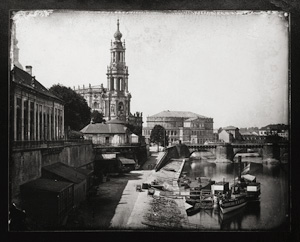 Lot 4068, Auction  117, Krone, Hermann, View of the Brühlsche Terasse with Hofkirche, Dresden