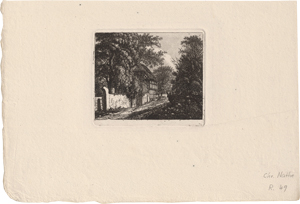 Lot 5277, Auction  117, Nathe, Christoph, Fachwerkhaus am Wege. 