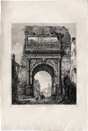 Lot 5369, Auction  117, Rossini, Luigi, Veduta dell'Arco di Tito