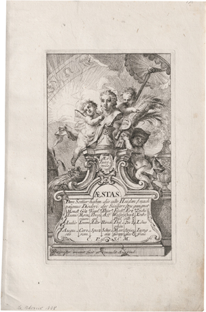 Lot 5445, Auction  117, Bergmüller, Johann Georg, Aestas -Der Sommer