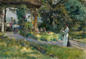 Lot 6177, Auction  117, Carpentier, Évariste, Frühstück im Sommergarten
