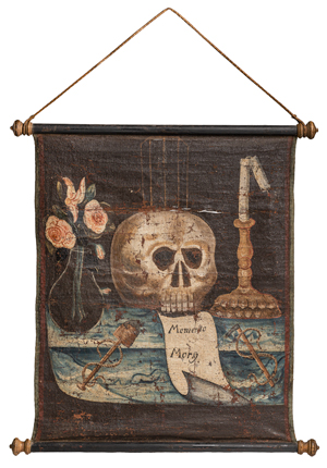 Lot 6456, Auction  117, Deutsch, 2. Hälfte 18. Jh. Wimpel einer Totengräberinnung