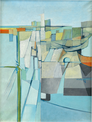 Lot 8105, Auction  117, Palmeira, Silva, Küstenlandschaft